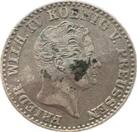 2 1/2 Silbergroschen 1842 a gięty