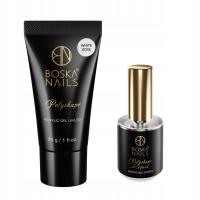 Akrylożel Polyshape White Rose Boska Nails 30 g + Polyshape Liquid GRATIS