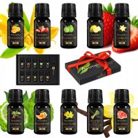 Zestaw olejków zapachowych ORYGINALNE 10x10ml do dyfuzora nawilżacza