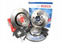 ZESTAW BOSCH 2X TARCZE KLOCKI PRZÓD VW PASSAT B6 B7 CC 312mm