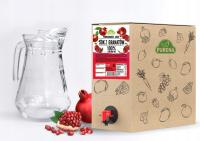 Mętny sok z granatów 100% tłoczony PREMIUM NFC PURENA 3 L + gratis dzbanek