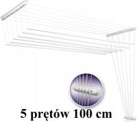 Suszarka sufitowa PREMIUM Łazienkowa 5 prętów 100 cm