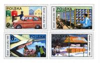 Fi 2567-2570 ** Dzień Znaczka 1980 - Postęp pocztowy