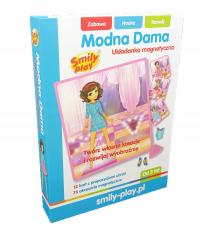 Modna Dama Układanka magnetyczna ubieranka