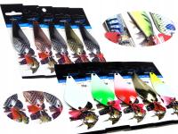 BLACHY ZESTAW WAHADŁÓWKA SANDACZ SZCZUPAK SUM Rzeka Jezioro Zalew 10 szt.