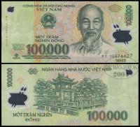 BNA - WIETNAM 100000 Dong 2015 PT 15 874427 # P122i # POLIMER # VF+