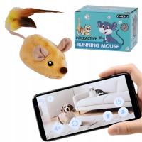 ZABAWKA DLA KOTA INTERAKTYWNA MYSZ PREMIUM DO STEROWANIA TELEFONEM SIEMIEC