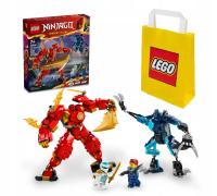 LEGO NINJAGO 71808 МЕХ СТИХИИ ОГНЯ KAIA LEGO БУМАЖНЫЙ ПАКЕТ СРЕДНИЙ