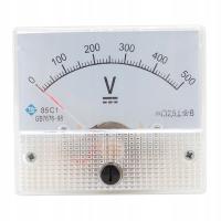 :DC - DC voltage meter 0-500 V.