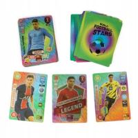 Футбольные карты с футболистами FIFA 10 шт радужные коллекционные