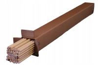 Pręt Drewniany Ayous –1000 x 14 mm | Zestaw 45 sztuk