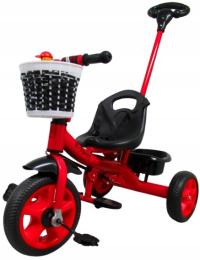 Трехколесный велосипед T8 с педалью, толкателем, тележкой