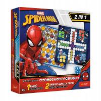 Gra Spider-Man 2w1 Chińczyk Węże i drabiny!! TREFL