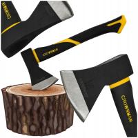 Топор универсальный 600 г удобный прочный из углеродистой стали 36 см для рубки