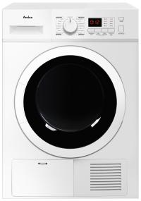 2× Suszarka AMICA ADC82LD (E) z pompą ciepła biała 8 kg 60 cm