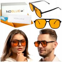 OKULARY BLOKUJĄCE NIEBIESKIE ŚWIATŁO DO KOMPUTERA NA NOC.ZDROWY SEN I OCZY