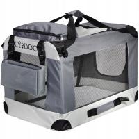 Transporter dla psa Cadoca szary 64 cm x 92 cm 64 cm