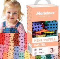 Klocki Marioinex Waffle Mini Pastel 70 elementów – Zestaw Konstrukcyjny
