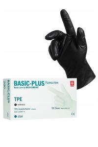 RĘKAWICZKI RĘKAWICE OCHRONNE TPE HYBRYDOWE CZARNE