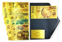 Набор для коллекционера польских банкнот позолоченный сертификат бесплатно