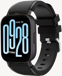 Pasek silikonowy E-inventory czarny 22 mm z teleskopami Quick Release