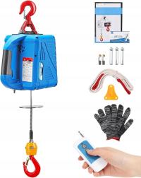 Uszkodzony NEWTRY Elektryczna Wciągarka 230 V z Bezprzewodowym Pilotem