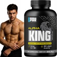 TESTOSTERON Booster Complex 6 Składników Alpha KING Libido Potencja SIŁA