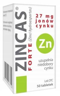 Zincas Forte cynk x 50 tabletek