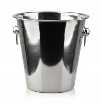 Wiaderko na lód Cookini Raf Steel 22x21 cm srebrne