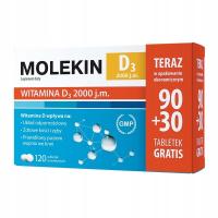 Molekin D3 2000 j.m. 120 tabletek, Zdrovit