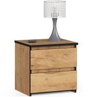 Прикроватная тумбочка для детской комнаты 40 см 2 ящика прикроватная тумбочка из дуба