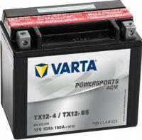 Аккумулятор для мотоцикла Varta YTX12-BS 12V 10Ah 150A L POWERSPORTS