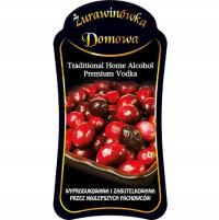 ETYKIETA ŻURAWINÓWKA DOMOWA PREMIUM 10 szt DES-399