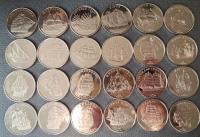 WYSPY GILBERTA zestaw 24 monet statki PEŁNY!!!