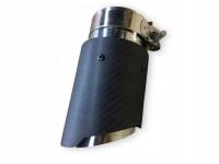 Końcówka Wydechu Okrągła Ścięta Obejma Pojazdu Wymiar Wlot 68mm Wylot 100mm