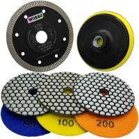 Набор дисков для резки и шлифования керамогранита диск