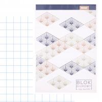 BLOK BIUROWY BENIAMIN / REXUS, A4, 100 KARTEK W NIEBIESKĄ KRATKĘ