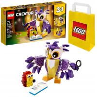 КОНСТРУКТОР LEGO CREATOR 31125 ФАНТАСТИЧЕСКИЕ ЛЕСНЫЕ ЖИВОТНЫЕ ДЛЯ ДЕТЕЙ СУМКА