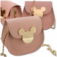 Torebka dla dziewczynki Myszka mała księżniczki RÓŻOWA na ramię Dziecka