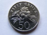 SINGAPUR SINGAPURA 50 CENTS 1995 ROK !!!!!!!! 0292