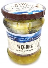 MAZURSKIE PRZYSMAKI WĘGORZ W SOSIE WŁASNYM 450G