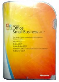 Microsoft Office Small Business 2007 2 PC / licencja wieczysta BOX