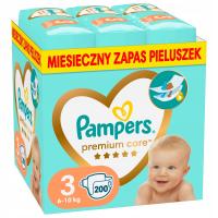 Pieluchomajtki Pampers Premium Care Rozmiar 3 200 szt.