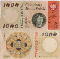 19. BANKNOT 1000 ZŁOTYCH 1965 MIKOŁAJ KOPERNIK SERIA:A 2.01