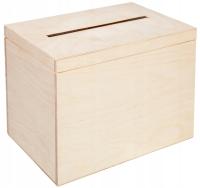 Деревянная подарочная коробка для свадебных пожеланий