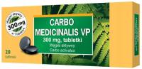 Carbo medicinalis VP węgiel aktywny biegunka 300 mg 20 tabletek