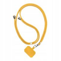 2 PCS Phone Lanyard with Card Yellow