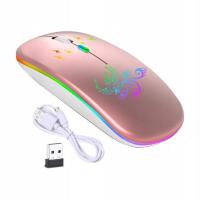 Trackball jieliwei LED Backlit USB Optical Wireless Mute Office Mice