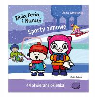 Kitty CAT и NUNUS Зимние виды спорта 44 открывающиеся окна Anita Glowska