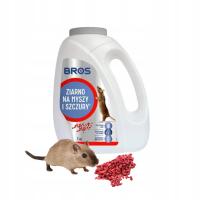 Bros 1kg Trutka na Myszy i Szczury Opóźnione Działanie Ziarno